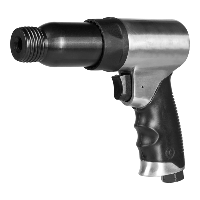 XINXING 190MM AIR HAMMER, WITH SPRING, LONG CHISEL, ALUMINUM WITH RUBBER