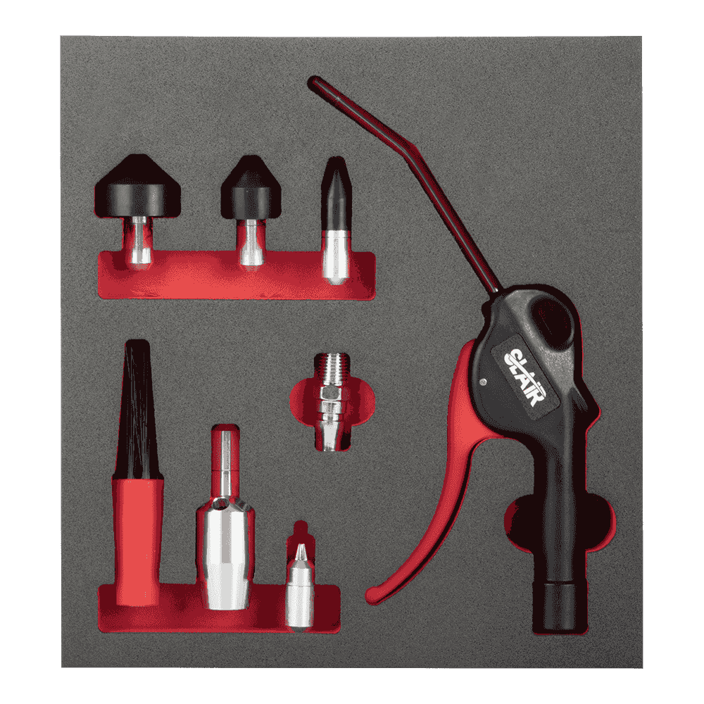 What are the primary applications for high-power air blow gun kit?